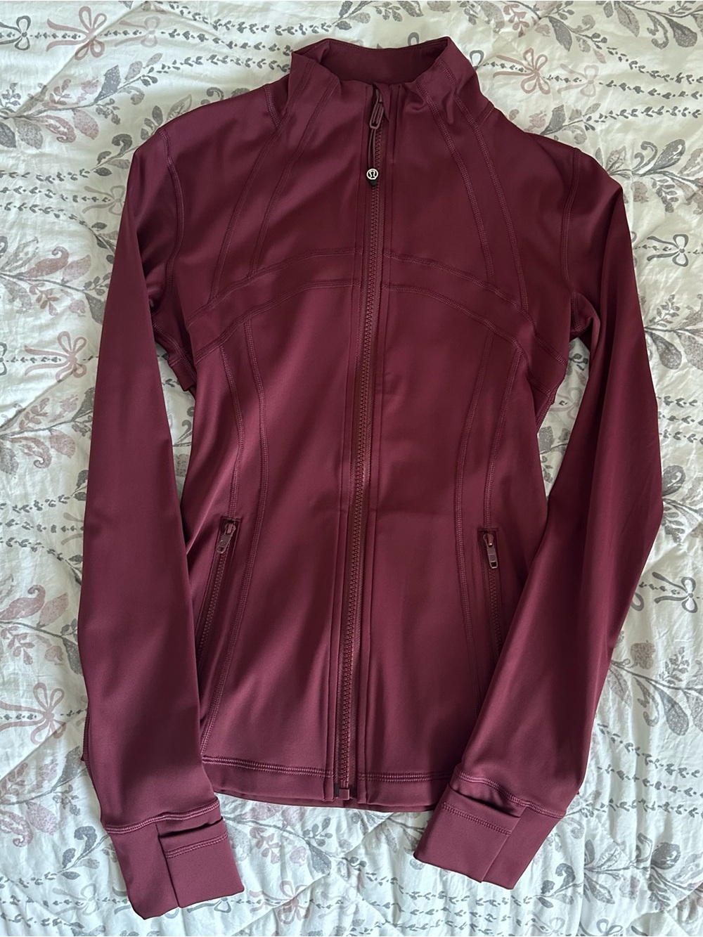 Lululemon Women's Maroon burgundy luon define zip-Up Performance Jacket